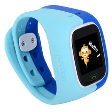The two generation of soft touch screen smart phone watch with WeChat LED intercom positioning children