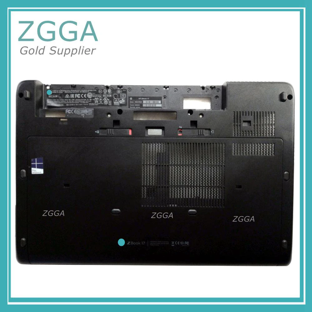 

New Laptop CPU Base Enclosure For HP ZBOOK 17 ZBOOK17 Original Chassis Bottom Cover 733641-001 With All Cover Doors Latches