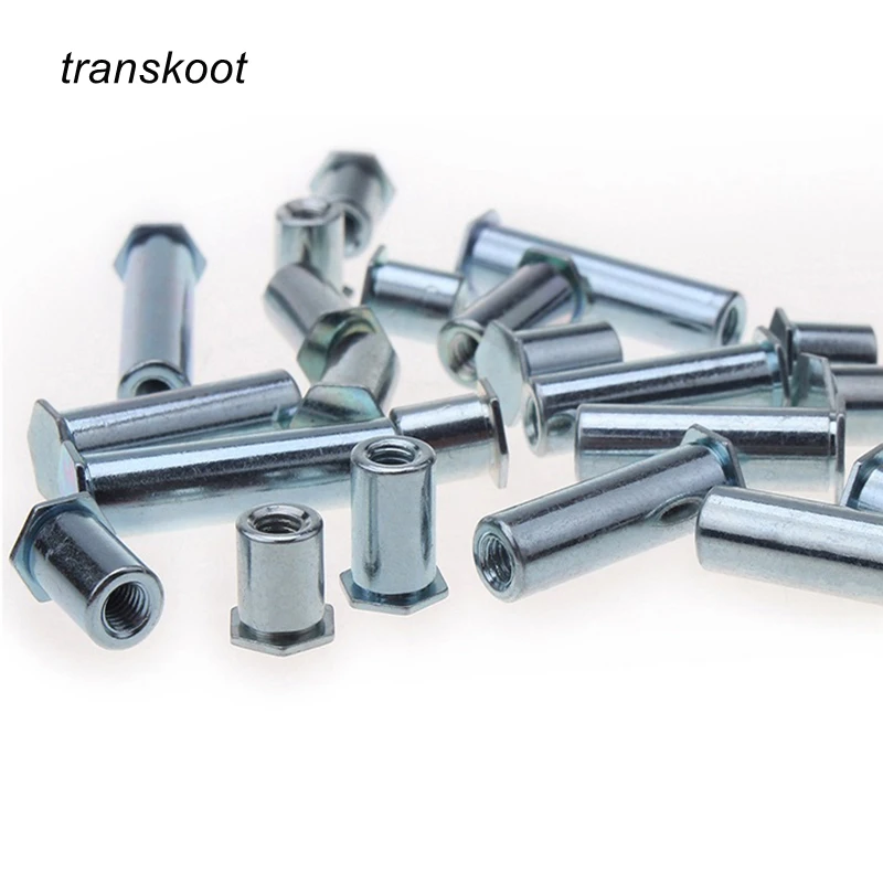 

20Pcs m3x5 m3x10 Zinc Plated Carbon Steel Hex Rivet Bolt Hexagon RIV Screw Clinch Bolt Screw