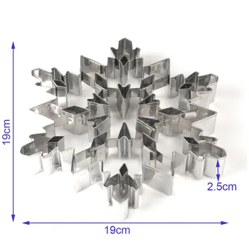 

Stainless Steel Christmas Tree Snowflake Biscuit Cutter Mold Cake Decor Baking Tool For Drop Shipping