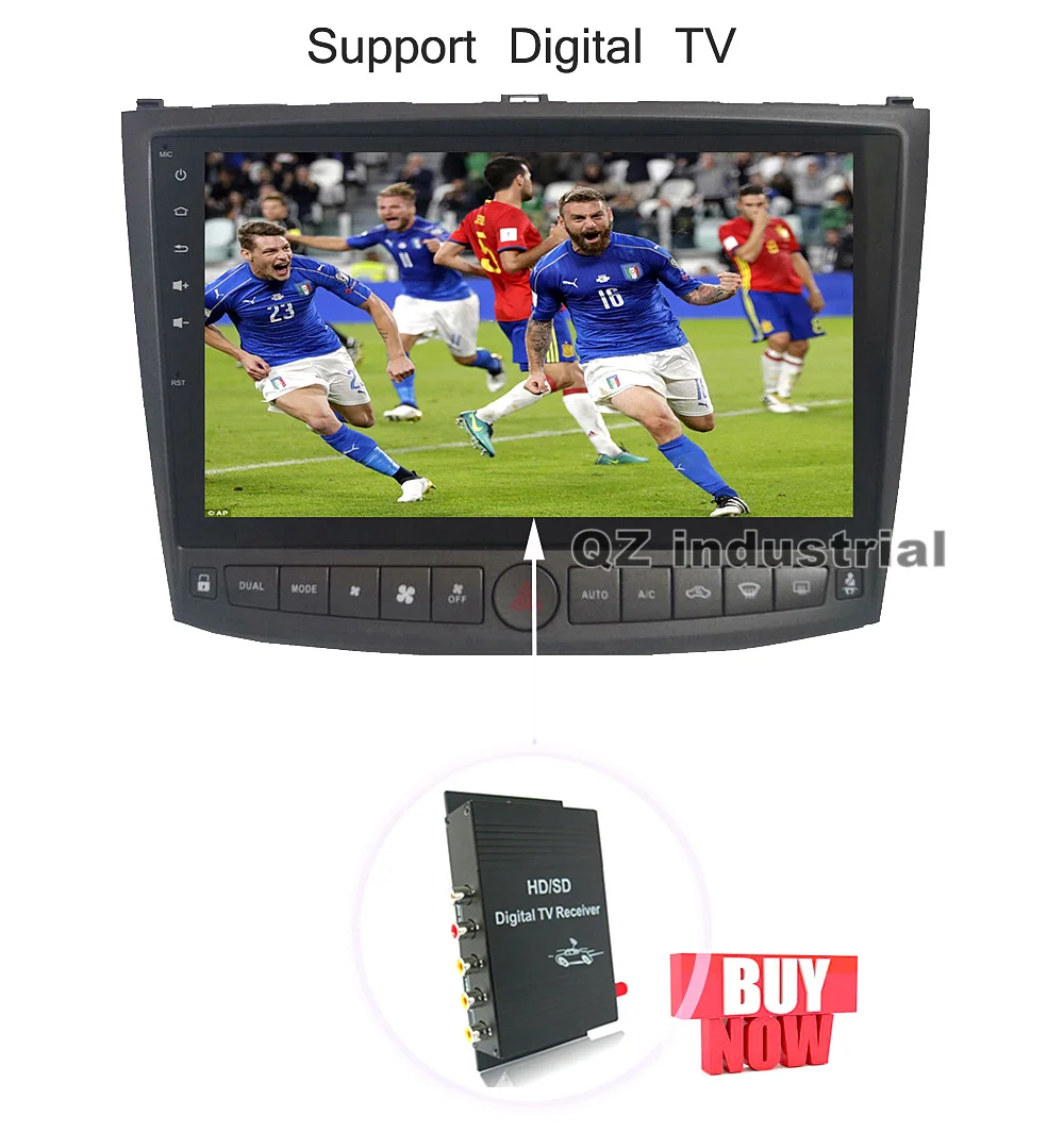 Cheap QZ industrial HD 10.2" Android 8.1 T3 Car DVD Player for Lexus IS200 IS220 IS250 IS300 2006-2012 With 3G 4G WIFI GPS Navi Radio 17