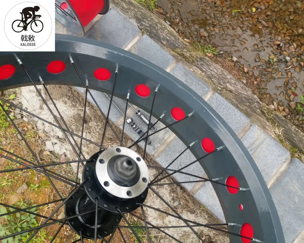 Perfect Kalosse   36 Holes Children bike wheel  Adluts   Fat bike wheels   F135/ R190mm hubs   20*4.0  tires ,7/8/9S cassette 3