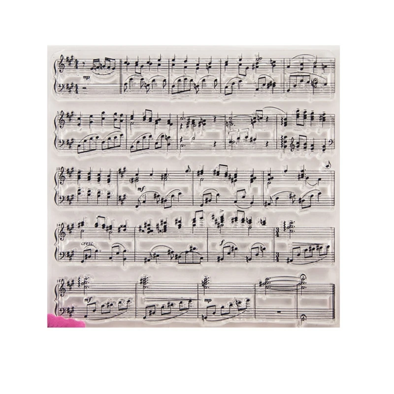 

Clear Silicone Rubber Seal Stamp For DIY Album Scrapbooking Photo Card Decor Transparent
