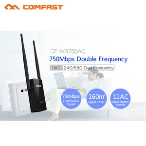 COMFAST 5.8G dual band AC Wireless Wifi Repeater Range Extender 750 Mbps