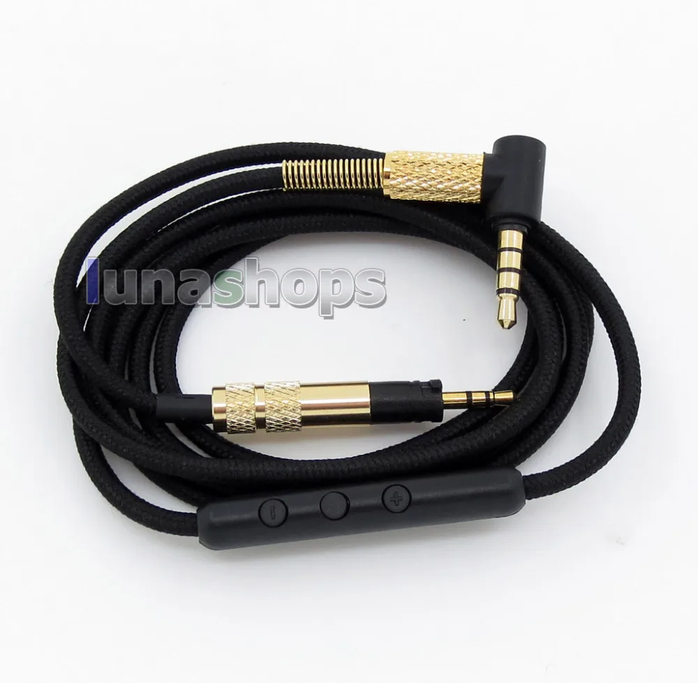 Audio Cable with Remote Mic For Sennheiser Momentum Over On Ear Headphone Heaset LN005717