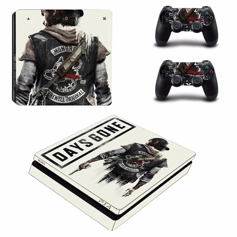 Days Gone PS 4 PS4 Slim sticker s Skin для sony playstation 4 play station 4 Slim консоль и контроллер Skins Vinilo sticker - Цвет: KYSP4S-0295