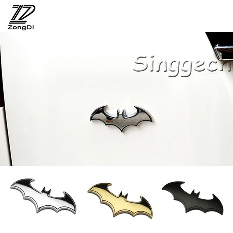 

ZD Car styling Bat Stickers 3 color On Car for Seat Leon Ibiza Renault Duster Megane 2 Logan Captur Clio Mazda 3 6 CX-5 2017