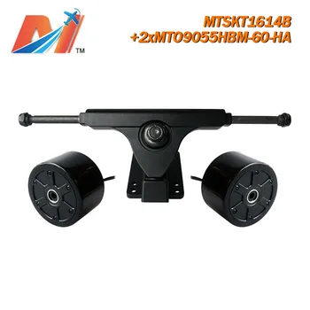

Maytech (3pcs) 2x90mm electric wheel motor and 1x skateboard parts back truck for electric longboard skateboarding
