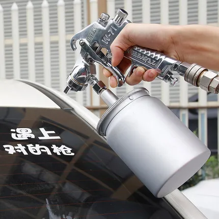 

1.5mm mini spray gun gravity feed paint cans 400 ml 600 ml mini paint sprayer plus control pressure gauge