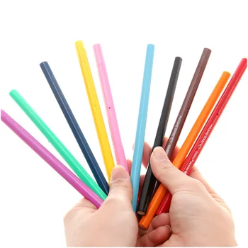 

72 pcs/Lot Color gel pen Molang diary school pens for writing drawing 0.5mm ballpoint lapices Stationery Office supplies F985