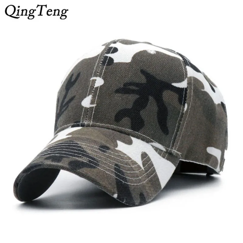 Камуфляжная зернистая хлопковая бейсболка Casquette камуфляжные шапки для активного