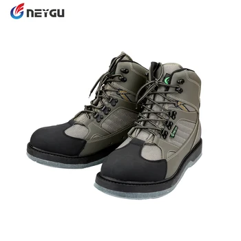 NEYGU outdoor quick-dry wading shoes with felt sole ,anti-slippery fly fishing wader boots