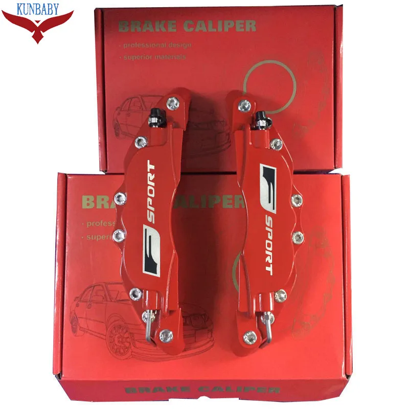 KUNBABY Metal Brake Caliper Cover Model 9 F Sport Logo font b Car b font Styling