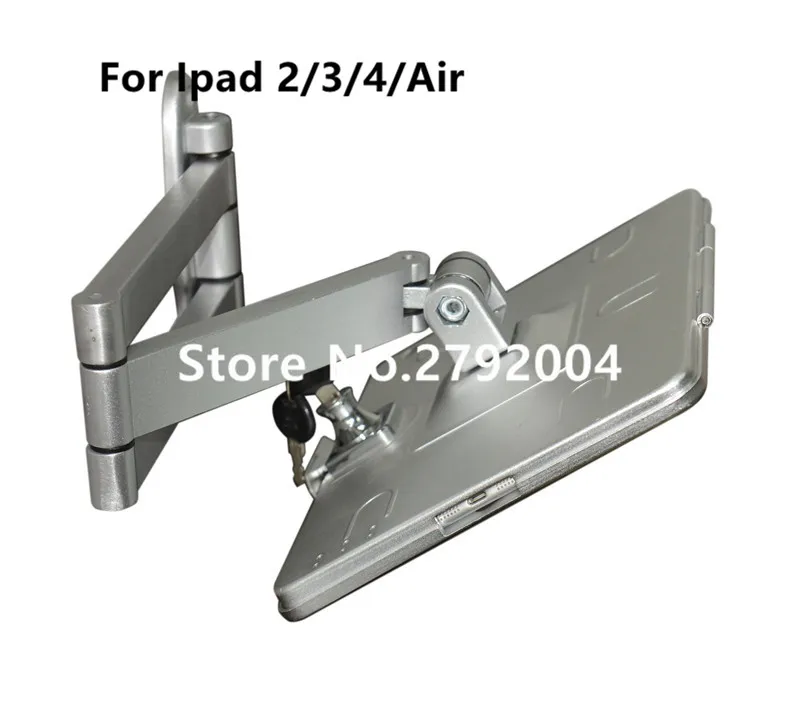Almofada de Bloqueio de Exibição de Segurança Suporte para Ipad Elástica Portátil Flexível Ipad Wall Mount Flat Tablet Case Seguro 2 Antifurto - 3 4 ar 6 Cheap Sistema EAS