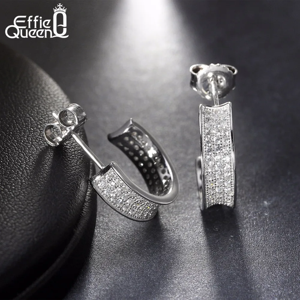 Женские серьги гвоздики из серебра 925 пробы с уникальным дизайном|fashion stud earrings|stud