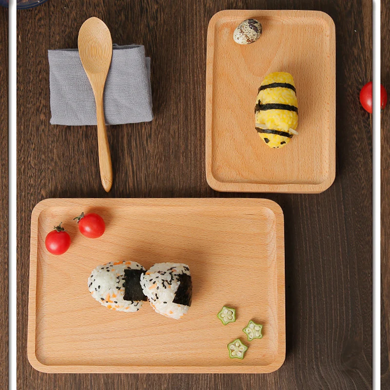 Wooden Tea Tray Japanese Kung Fu Rectangular Bamboo Tray Cutlery Food Plate Wooden Tea Tray Japanese Kung Fu Rectangular Bamboo Tray Cutlery Food Plate