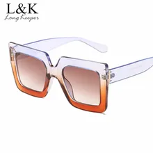 Солнцезащитные очки для женщин больших размеров d, мужские солнцезащитные очки с прозрачной градиентной оправой, Винтажные Солнцезащитные очки больших размеров в стиле ретро, женские мужские солнцезащитные очки UV400
