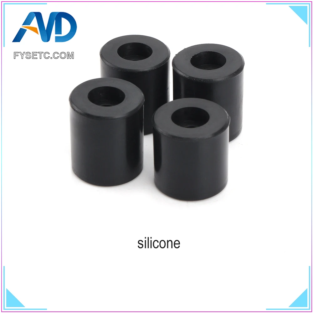 High Temperature 3D Printer Parts Silicone Solid Spacer Hot Bed