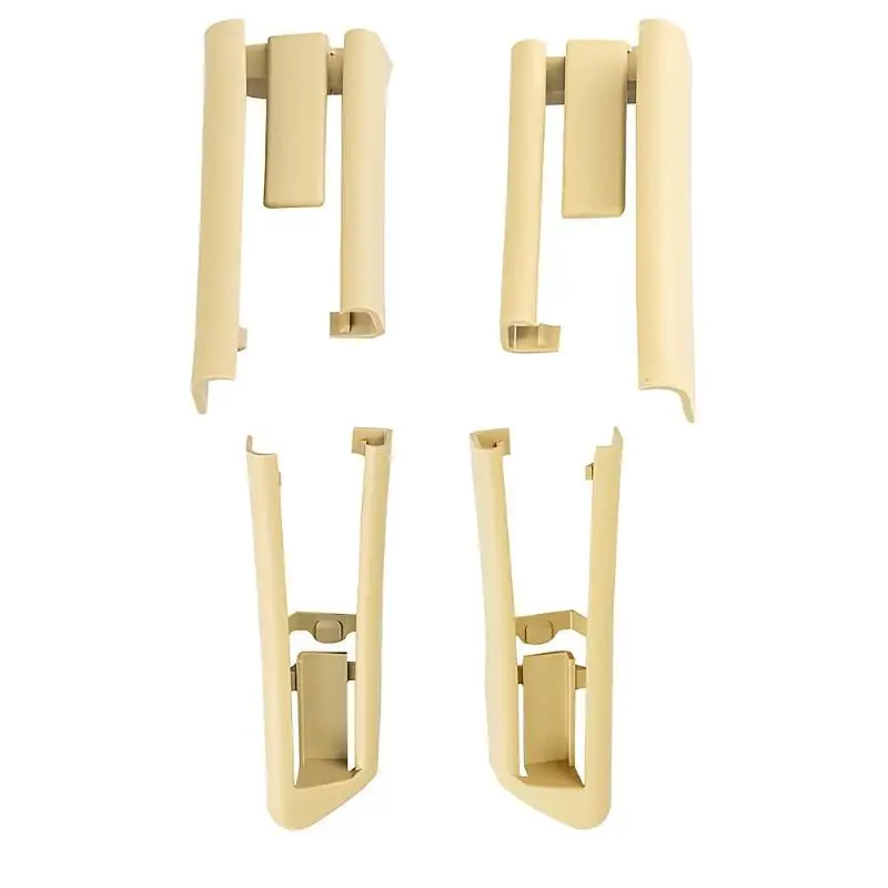 Best VODOOL ABS PC Beige Black Seat Rail Trim Cover Suitable for 5 Series 7 Series GT F10 F02 Car Seat Track Interior Accessories