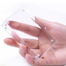 100*70 мм акриловый держатель для вывески меню фото блок рамы настольная табличка держатели бумажная рамка для имени карты стол вывеска дисплей стенд