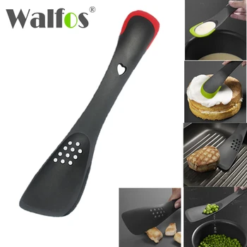 

Cooking Tools Turner Spatula With Serrated Divider Skimmer Slotted Spoon Scoop Cake Cream Butter Spatula Mixing Batter Scraper