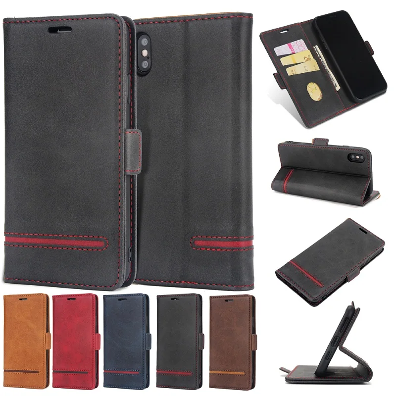 SY-iPhone XS Max Flip Leather Case (1)