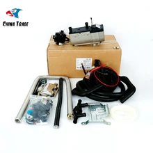 ( Free shipping ) 2017 Newest 5KW 12V Diesel Liquid Parking Heater Universal Car Heater Auto Water Heater water pump outside