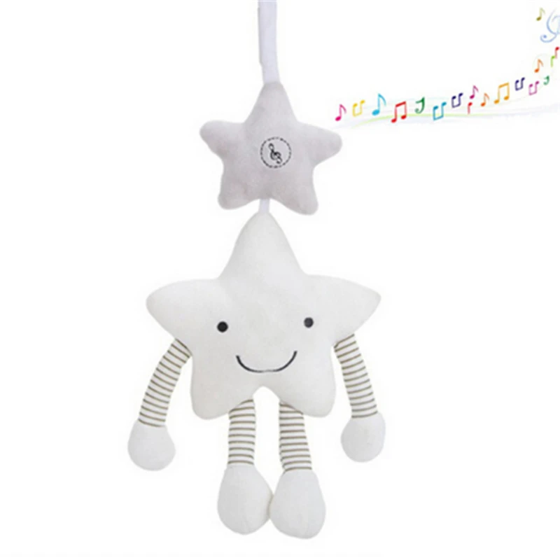 Jouets Educatifs En Peluche Pour Bebe Pour Poussette Berceau Etoile Musicale Mobile Hochet Pour Nouveau Ne Sur Le Lit Pour Enfants Aliexpress