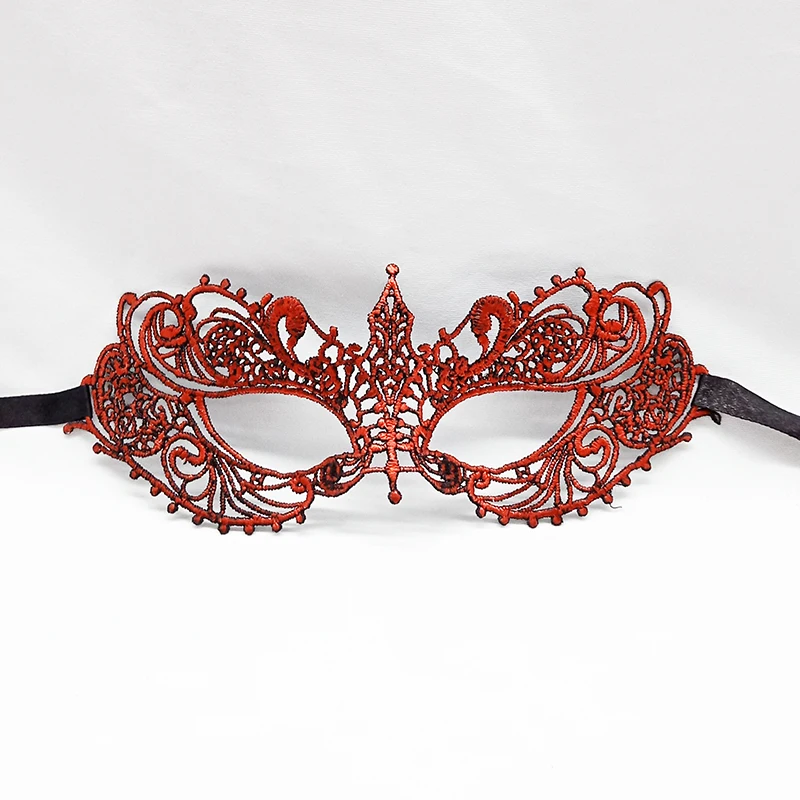 Новая женская сексуальная Маскарадная маска из кружева для карнавала, Хэллоуина, бала, маскарада, открытые вечерние маски#30 - Цвет: TR