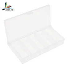 Прозрачный 5 сетчатый пластиковый ящик для рыболовных снастей Приманка свинцовые крючки Разъем чехол для хранения Контейнер органайзер Инструменты для сбора