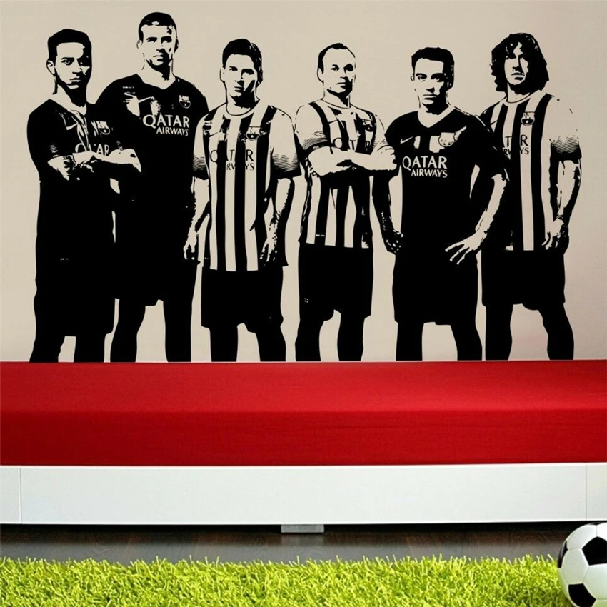 

Barcelona football player Messi detachable decal living room bedroom decoration Nursery Kids Room Wall Sticker MY181