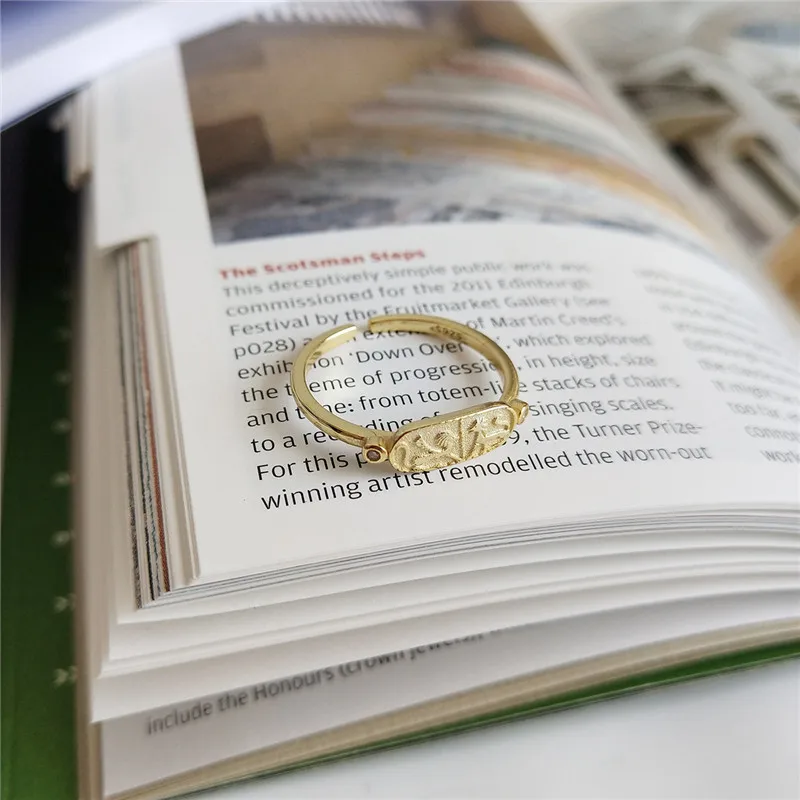 CosFecit Silver 925 Ring Women Rings 925 Sterling Silver Gold Color Opening Animal Special Silver 925 Ring Jewelry Gift RS090 (4)