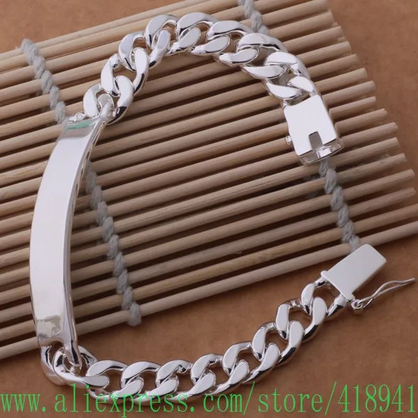 Посеребреный браслет посеребренное модное украшение cattlehide /efiamwpa bgkajxra AH241|jewelry