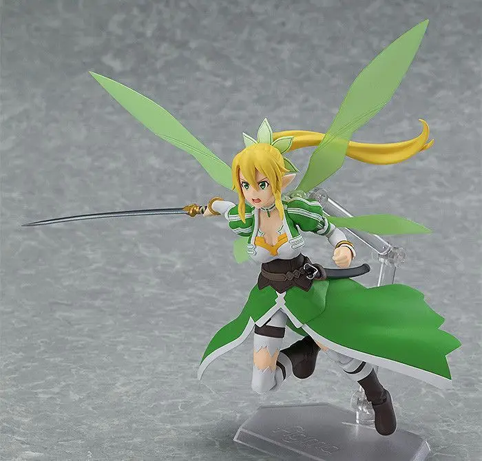 Аниме Sword Art Online Figma 289 Kirigaya Kazuto Kirito Figma 264 Yuki Asuna Figma 314 LEAFA ПВХ Фигурки игрушки куклы 15 см