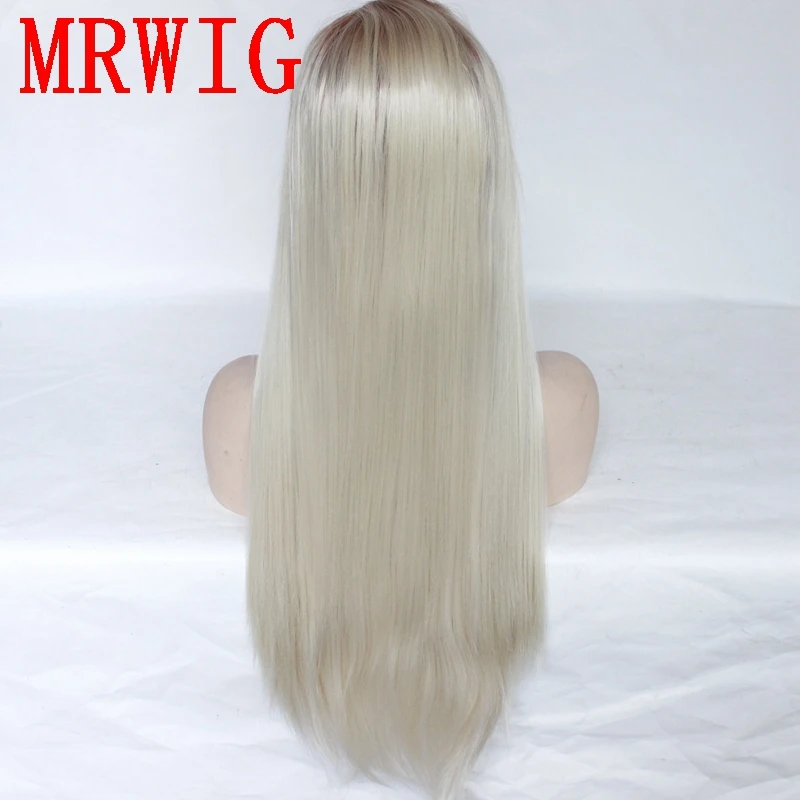 MRWIG 12 дюймов 150% плотность коричневый Омбре светлые волосы цвет прямой