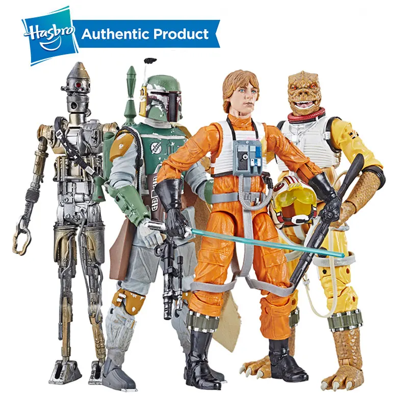 Hasbro Star Wars The Black Series Archive Luke Skywalker Figure StarWars Toys Luke Skywalker Boba Fett Ig88 BossK 6 Inches