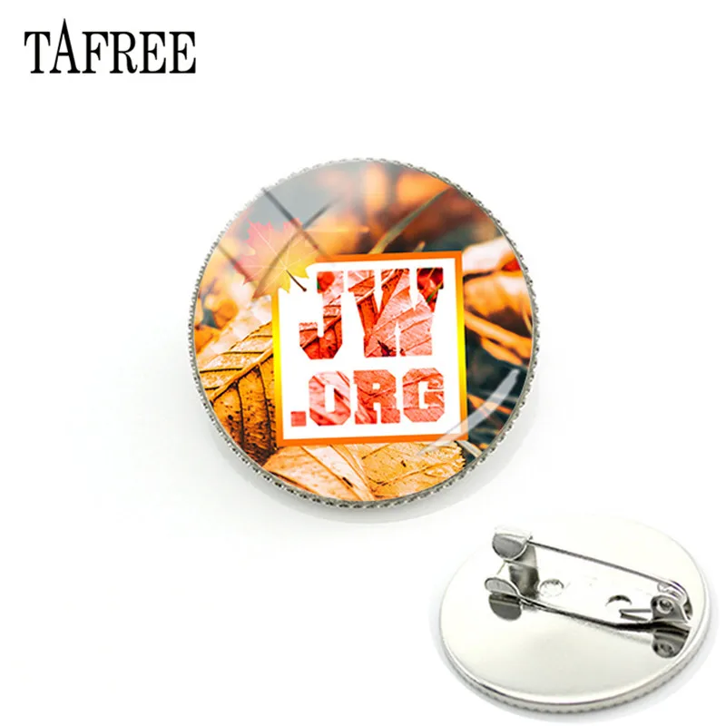 

TAFREE New Arrival JW.ORG Brooches Badge Glass Cabochon Dome Jehovah's Witnesses JW Pins Brooch Jewelry Gift JW01