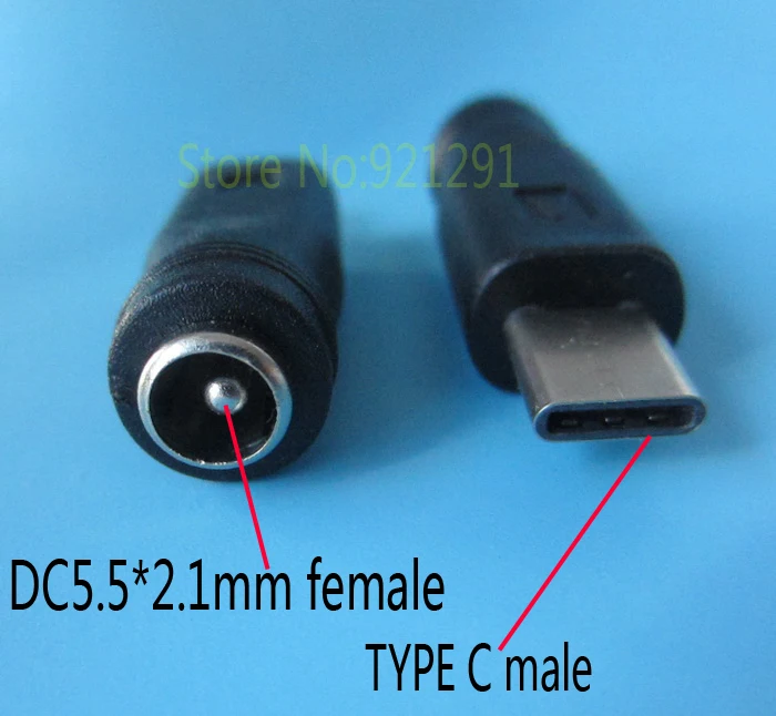 5pcs/lot! DC 5.5 * 2.1 mm Power Jack USB 3.1 Type C USB C Type c male 5