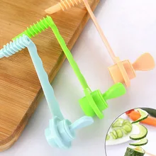 Творческий Овощной картофель морковь спиральная слайсер нож для картофельных чипсов овощи резные цветы кухонные инструменты 2017ing