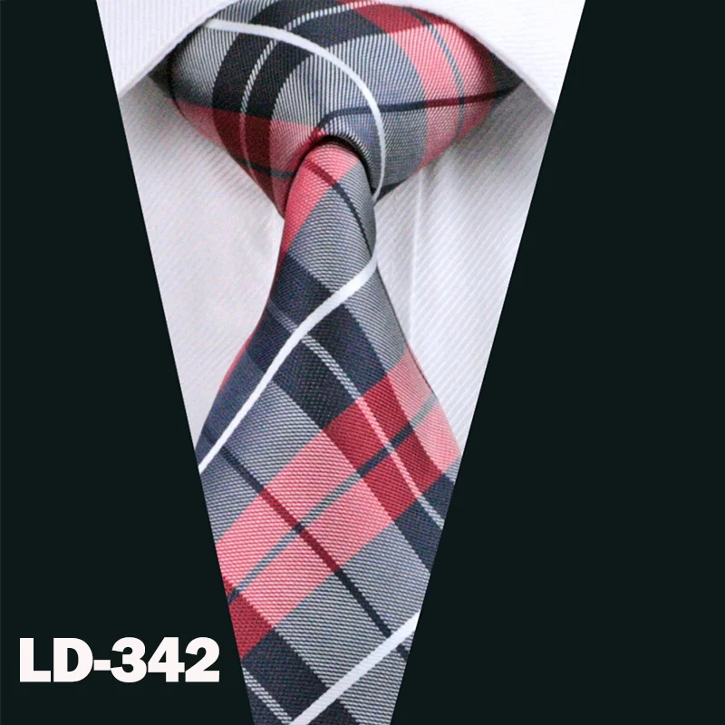 29 Colors Classic Red Wedding Ties For Men Gifts Party Fashion Designer Gold Teal Solid Silk Men Neckties 8.5cm Dropshipping Tie - Цвет: LD-342