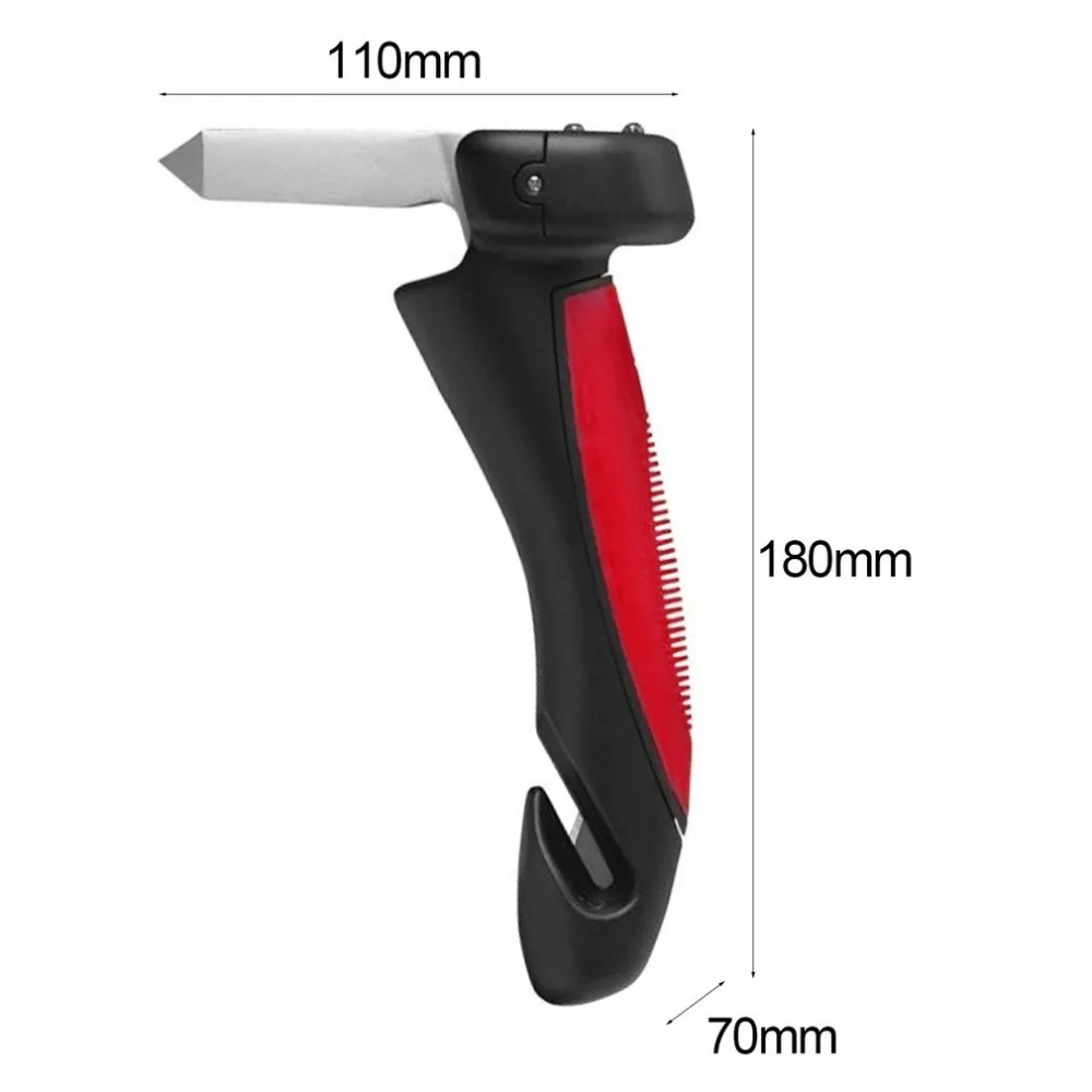

Multifunctional Car Support Auto Assist Handle Portable Car Kit Vehicle Emergency Escape Hammer Window Breaker Cutter