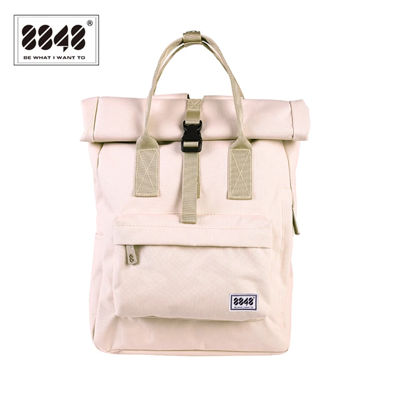Женский холщовый рюкзак для девочек, женский рюкзак для ноутбука с двойной молнией, рюкзак большой вместимости, школьные сумки, рюкзак для подростков 030-041-008