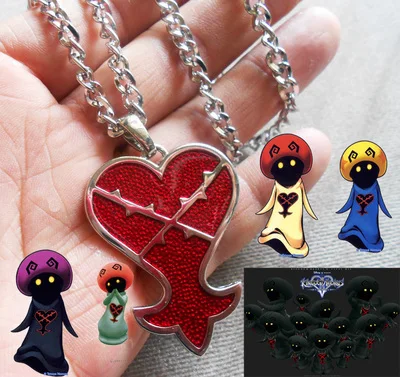 

wholesale animation Kingdom Hearts Cosplay Cartoon necklace Keychain model pendant Jewelry periphery toy Periphery