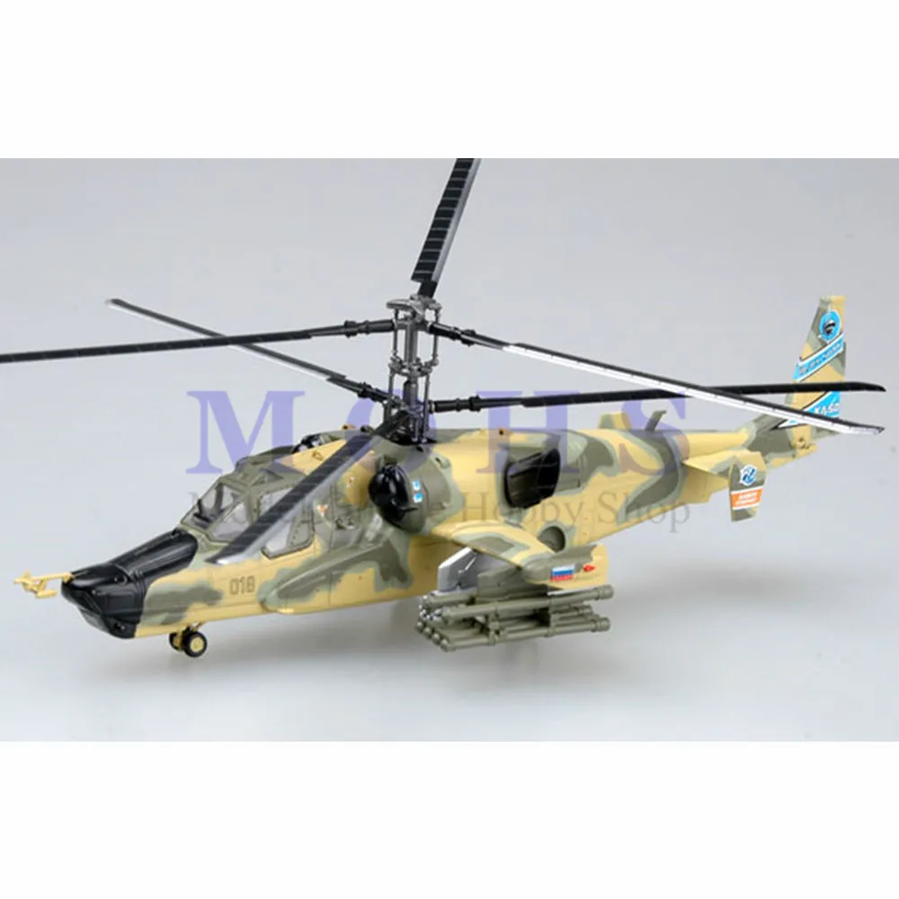 EASYMODEL Масштаб Модель 37022 1/72 масштаб самолет KA-50 в сборе модель вертолет готовой масштаб heli KAMOV KA 50 Черная Акула