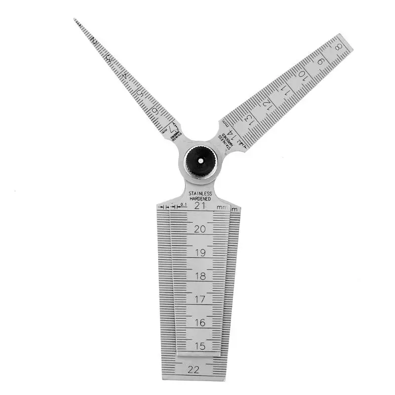 Нержавеющая сталь 0-29 мм метрики конус Калибр диафрагма Весы клина щуп за Отверстие измерения Инструменты