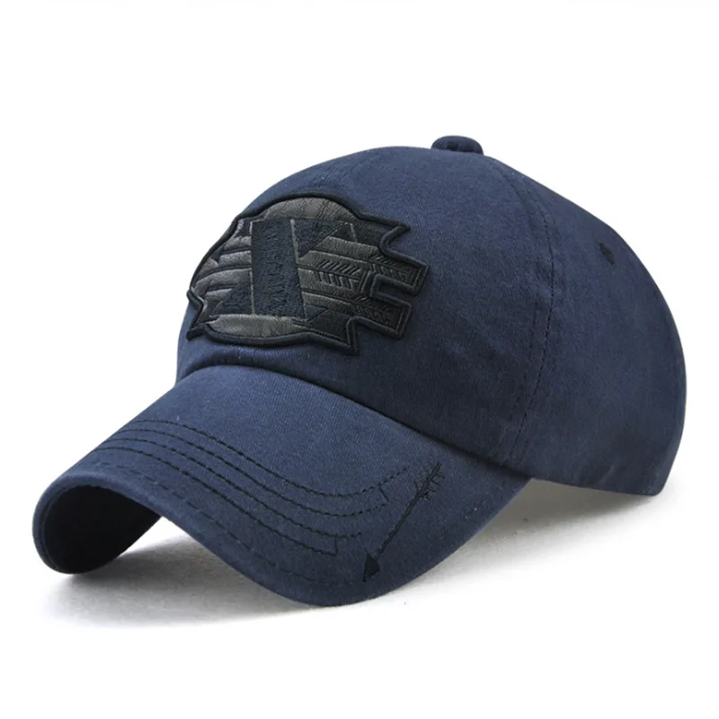[AETRENDS] бейсбольная кепка с 3D вышивкой, Мужская Черная кепка, уличная баскетбольная спортивная мужская Кепка, Z-6032 - Цвет: Dark Blue