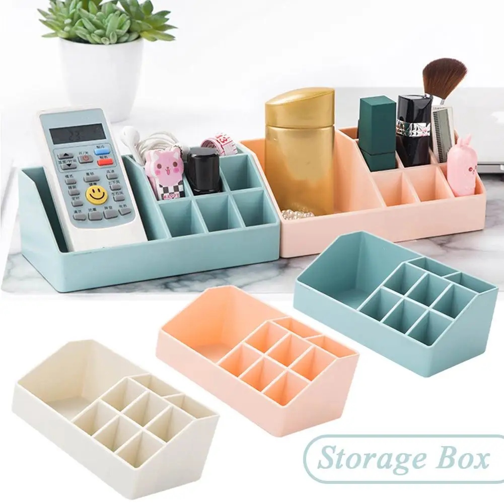 

New Drawer Divider Desktop Plastic Cosmetic Finishing Box Kitchen Utensils Small Compartment Desktop Debris Box Storage