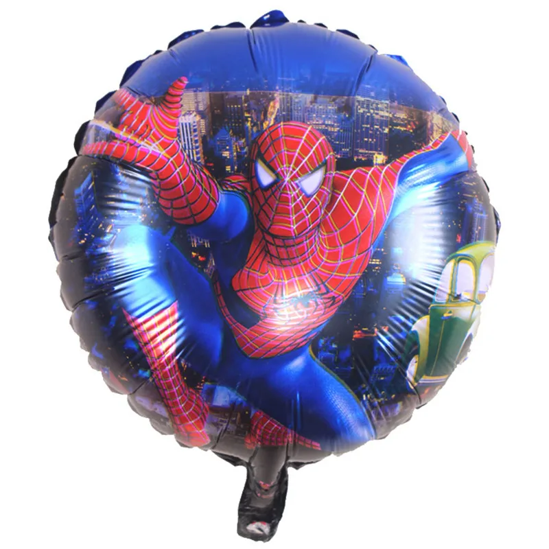 10 шт. 18 дюймов воздушные шары из фольги героев Мстители Человек-паук Бэтмен Супермен Гелиевый шар День Рождения украшения для детских игрушек PA108