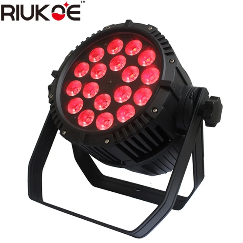 

RIUKOE 18x18W RGBWA UV 6IN1/5IN1/4IN1 IP65 waterproof led Par Lights DMX control stage DJ equipment disco lights