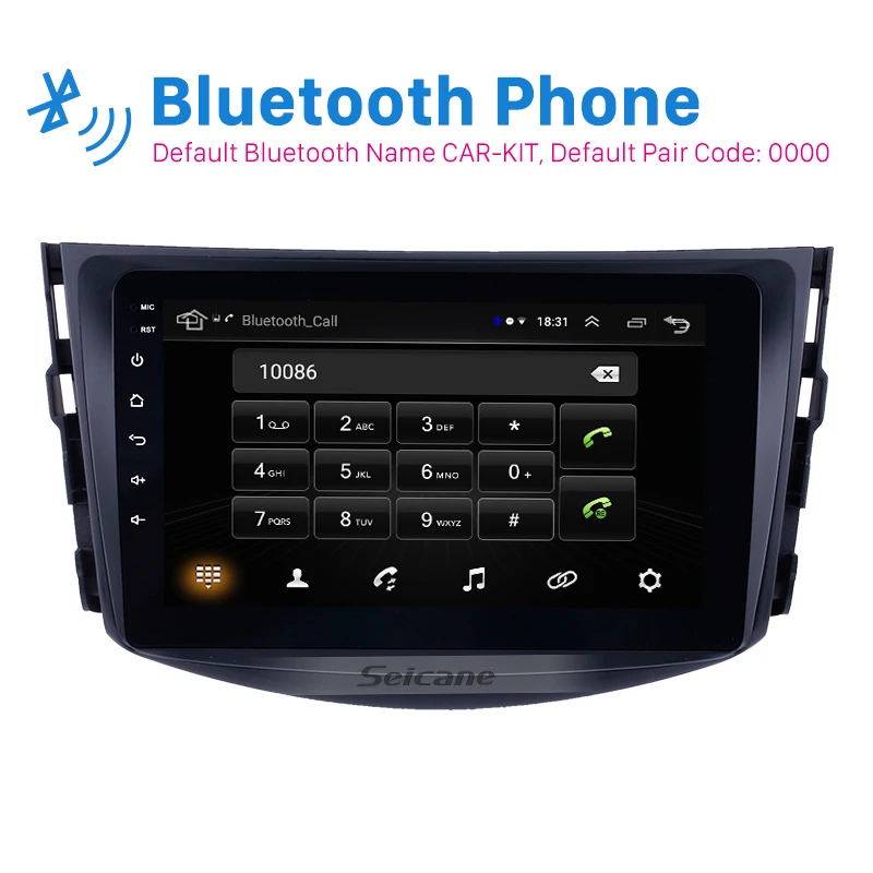 Sale Seicane Car GPS Navigation 2din Android 8.1 AutoStereo Radio For Toyota RAV4 2007 2008 2009 2010 2011 Multimedia Unit Player 1